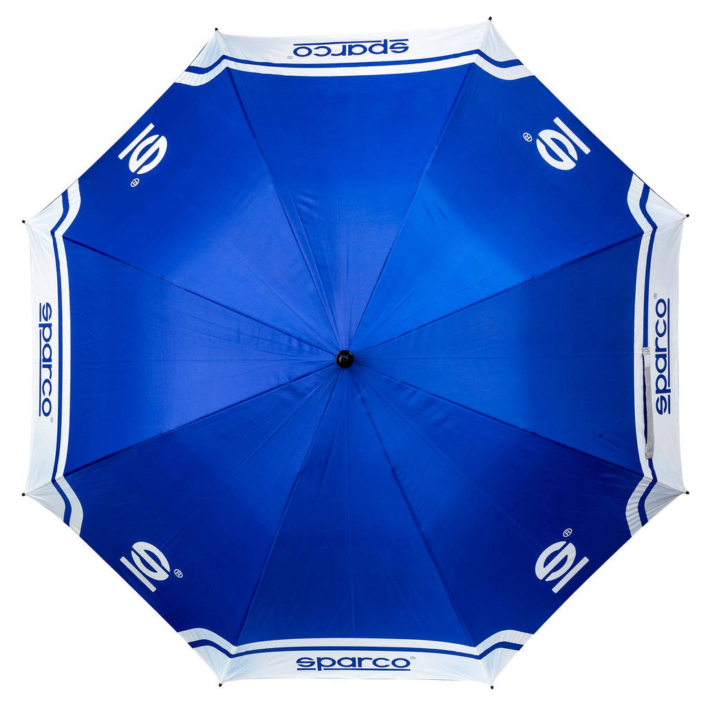 SPARCO 099068 Automatic Umbrella 2020, blue/white, dia 130 cm Photo-0