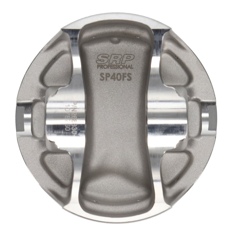 JE 367119S Piston Single SRP Pro 2618 (4.135 in. Bore, 1.125 in. CH, -5.00 CC) for CHEVROLET Small Block Engine Photo-2