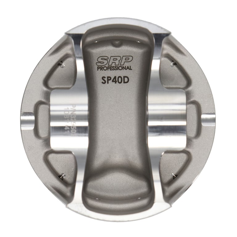 JE 367126 Piston Kit SRP Pro 2618 (4.155 in. Bore, 1.000 in. CH, -16.00 CC) for CHEVROLET Small Block Engine Photo-2