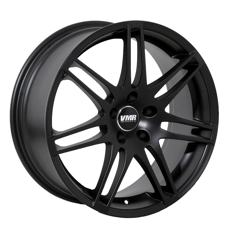 VMR V70818x8.5ET455x112FB V708 Wheel 18x8.5 ET45 5x112 Flat Black Photo-0