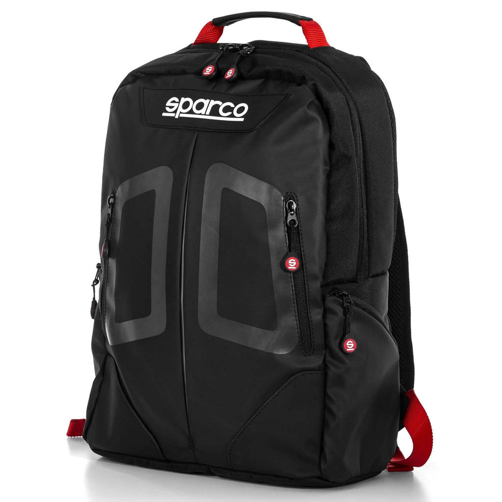 SPARCO 016440NRRS STAGE RUCKSACK, 0,76 kg, 16 l, 40x30x14 cm, black/red Photo-0
