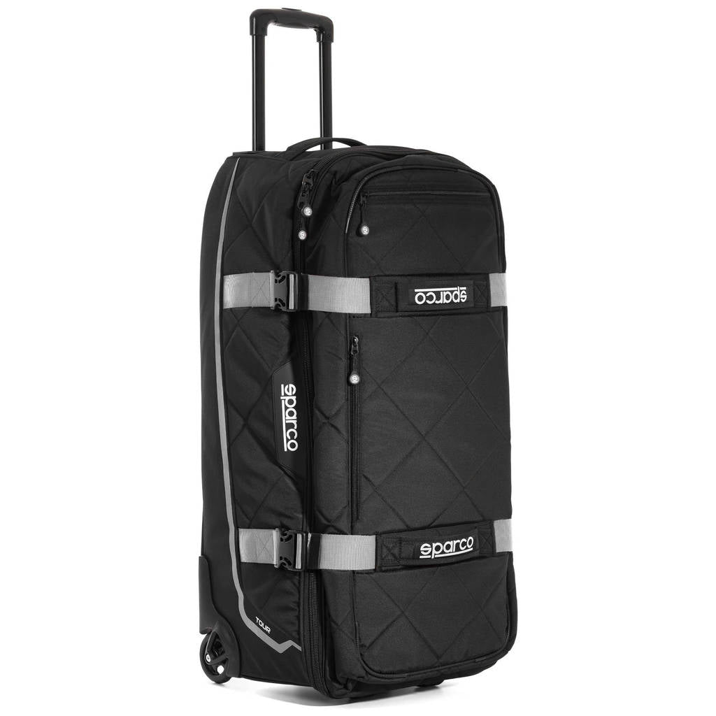 SPARCO 016437NRSI TOUR TROLLEY BAG, 4,7 kg, 40x84x38 cm, black/silver Photo-0