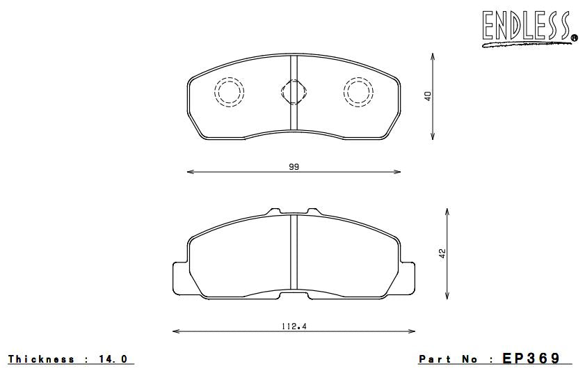 ENDLESS EP369SSY Brake pads Photo-0