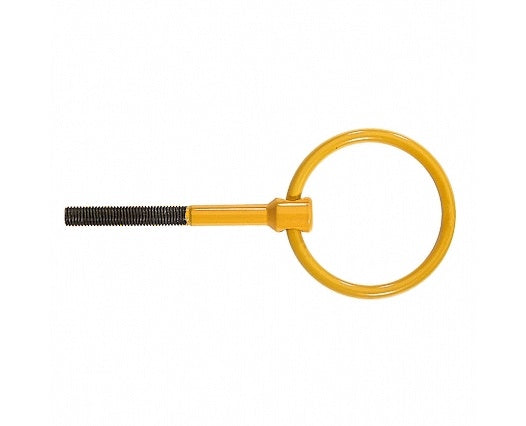 OMP EB0-0576 (EB/576) Towing eye (FIA) TOW HOOK, yellow, steel, diam.80mm Photo-0