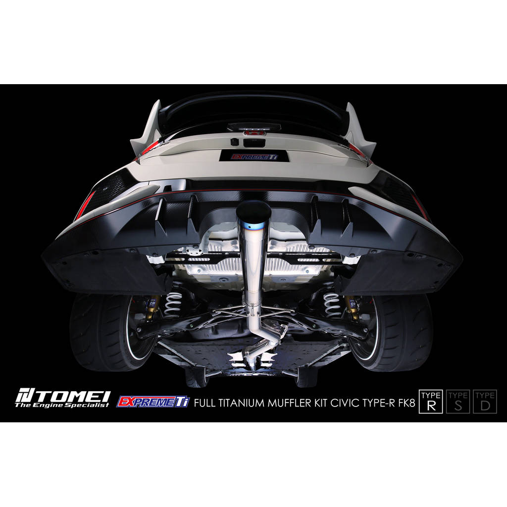 TOMEI TB6090-HN06A Full Titanium Muffler Kit Expreme Ti for HONDA Civic Type-R (FK8) Photo-1