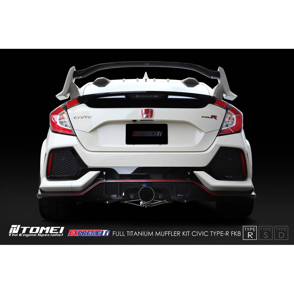 TOMEI TB6090-HN06A Full Titanium Muffler Kit Expreme Ti for HONDA Civic Type-R (FK8) Photo-2