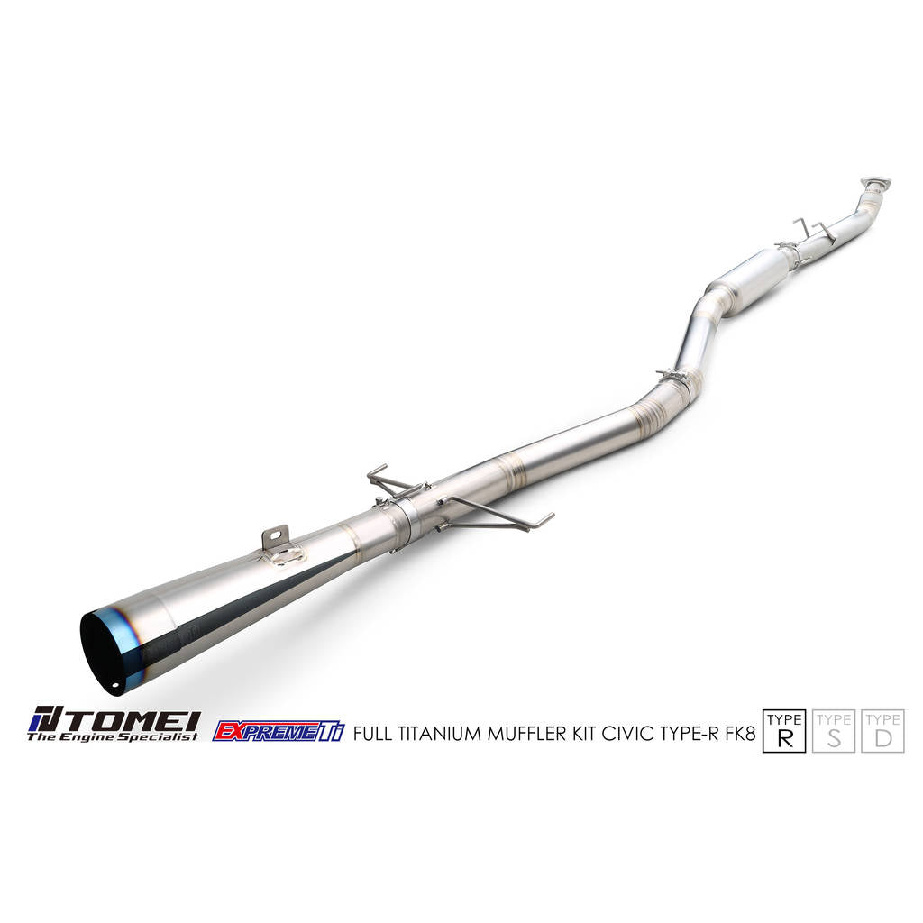 TOMEI TB6090-HN06A Full Titanium Muffler Kit Expreme Ti for HONDA Civic Type-R (FK8) Photo-5