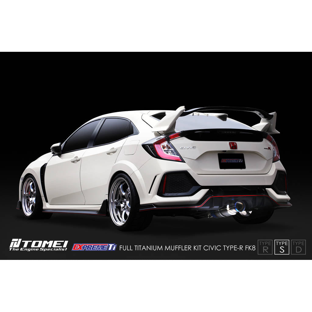 TOMEI TB6090-HN06B Full Titanium Muffler Kit Expreme Ti Type-S for HONDA Civic Type R (FK8) 2017–2021 Photo-3