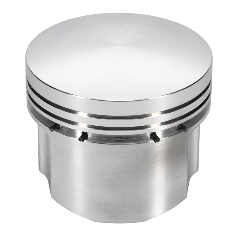JE 371833S Piston Single (3.312 in. Bore, 1.436 in. CH, 0.00 CC) for FORD Flathead Engine Photo-1