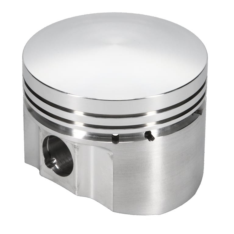 JE 371831 Piston Kit (3.187 in. Bore, 1.436 in. CH, 0.00 CC) for FORD Flathead Engine Photo-2