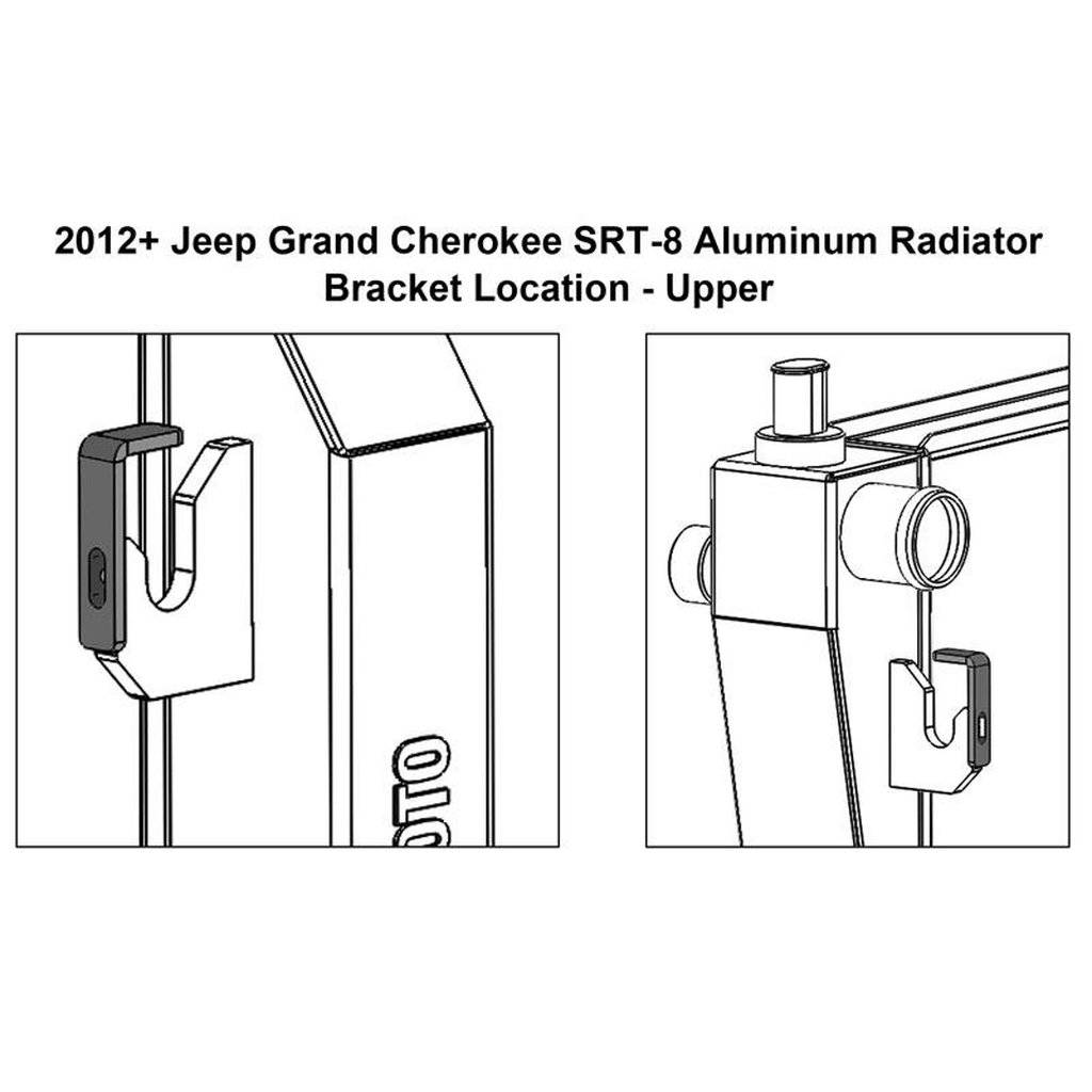 MISHIMOTO MMRAD-WK2-12 JEEP Grand Cherokee SRT-8 Performance Aluminum Radiator, 2012+ Photo-2