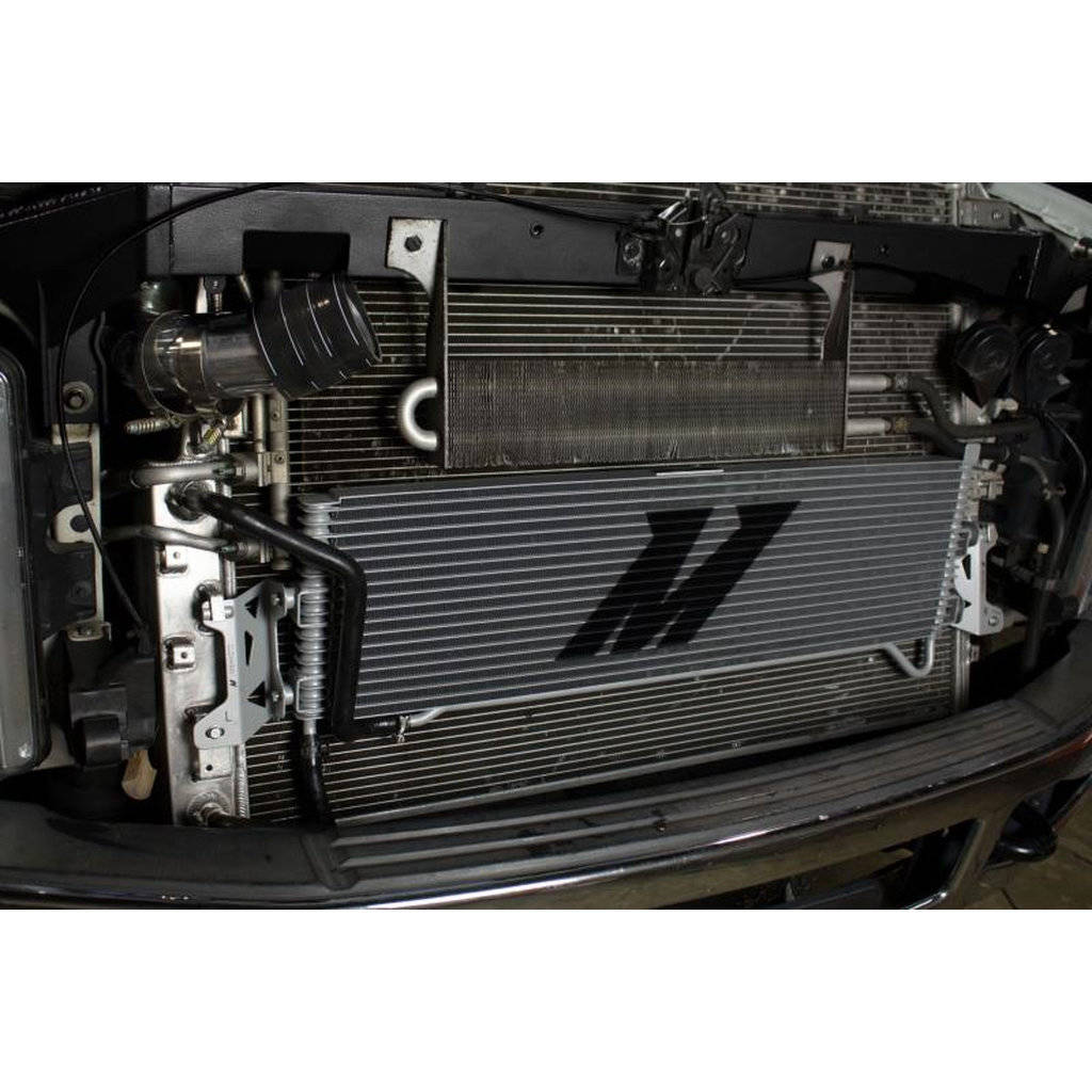 MISHIMOTO MMTC-F2D-08SL FORD 6.4L Powerstroke Transmission Cooler, 2008-2010, Silver Photo-11