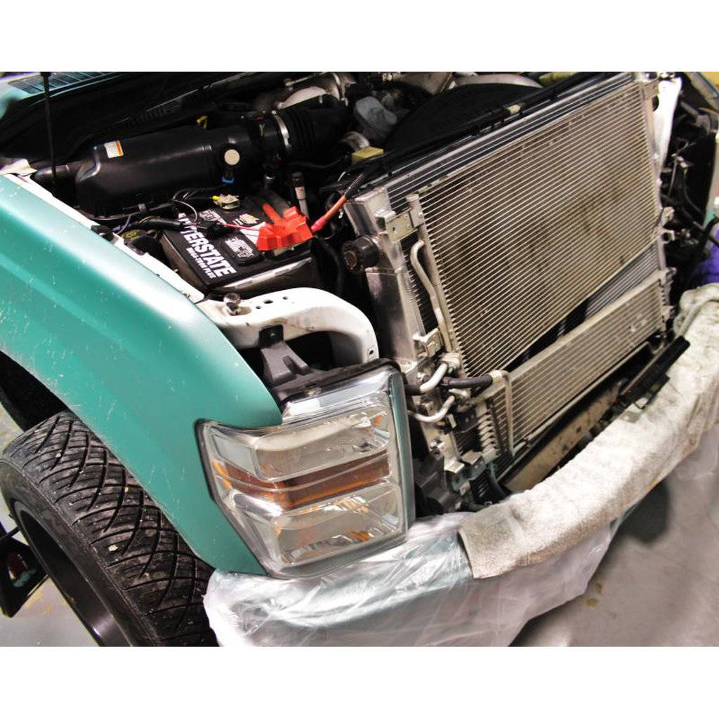 MISHIMOTO MMRAD-F2D-08V2 FORD 7.3L Powerstroke Aluminum Radiator, 1995-1997 Photo-12