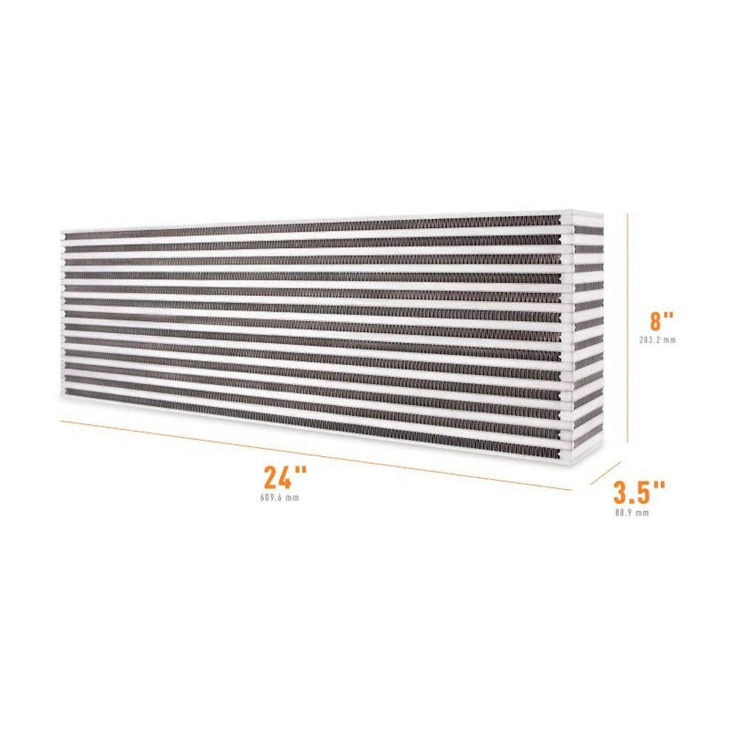 MISHIMOTO MMUIC-05 UNIVERSAL Air-to-Air Race Intercooler Core, 24"x8"x3.5" Photo-0