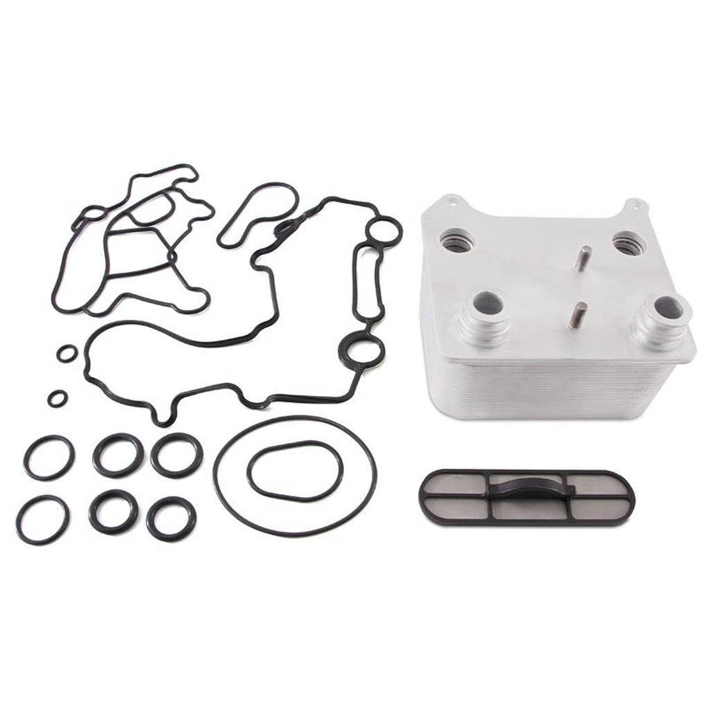 MISHIMOTO MMOC-F2D-03 FORD 6.0L Powerstroke Replacement Oil Cooler, 2003--2007 Photo-0