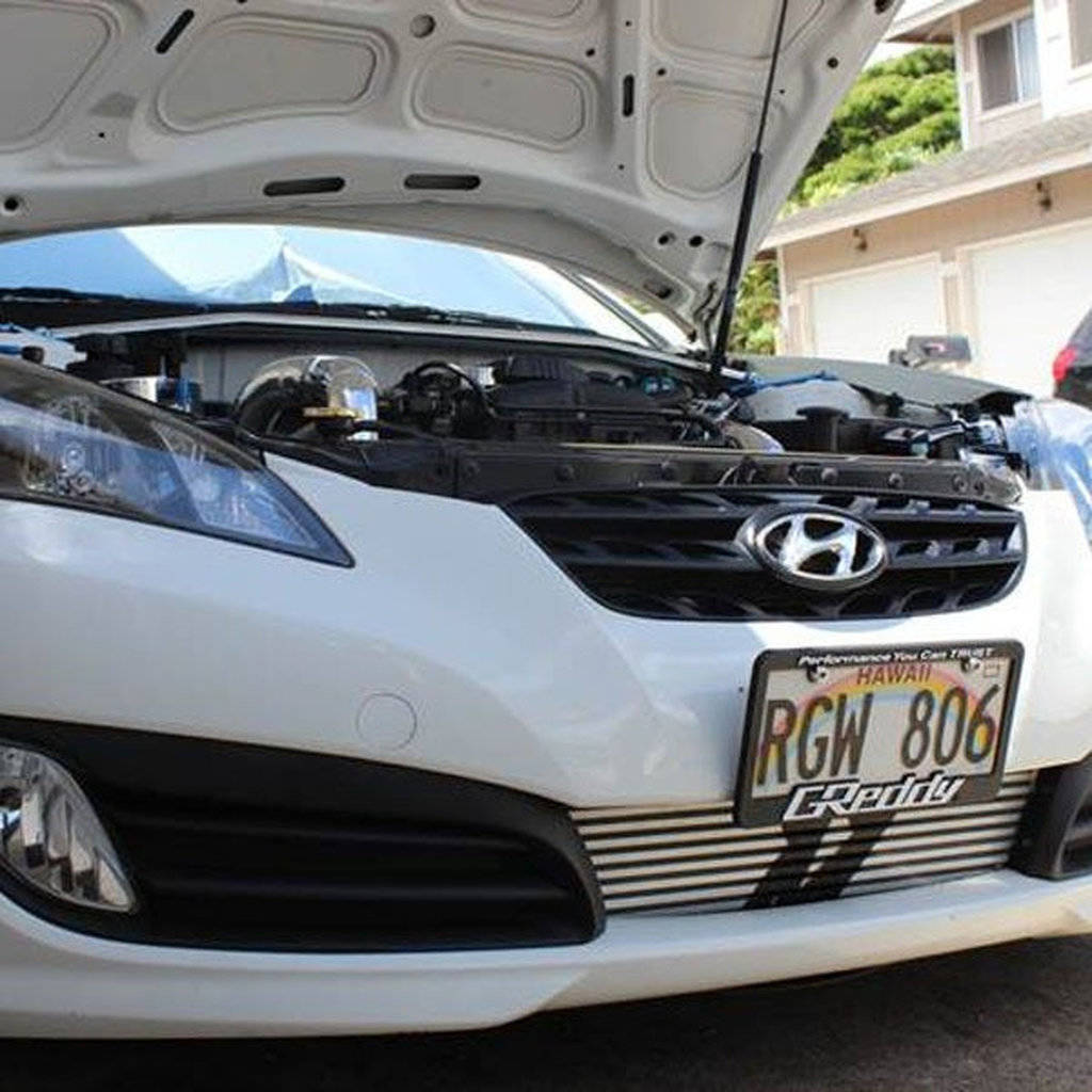 MISHIMOTO MMINT-GEN4-10RBK HYUNDAI Genesis 2.0T Race Intercooler & Piping Kit, 2010-2012 Photo-2