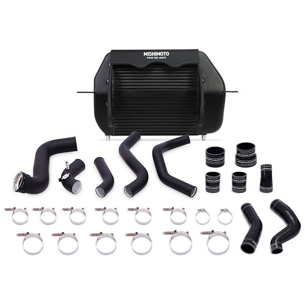MISHIMOTO MMINT-F150-11KBBK FORD F-150 Ecoboost Intercooler Kit, 2011-2014 Black Intercooler w/Black Pipes Photo-0