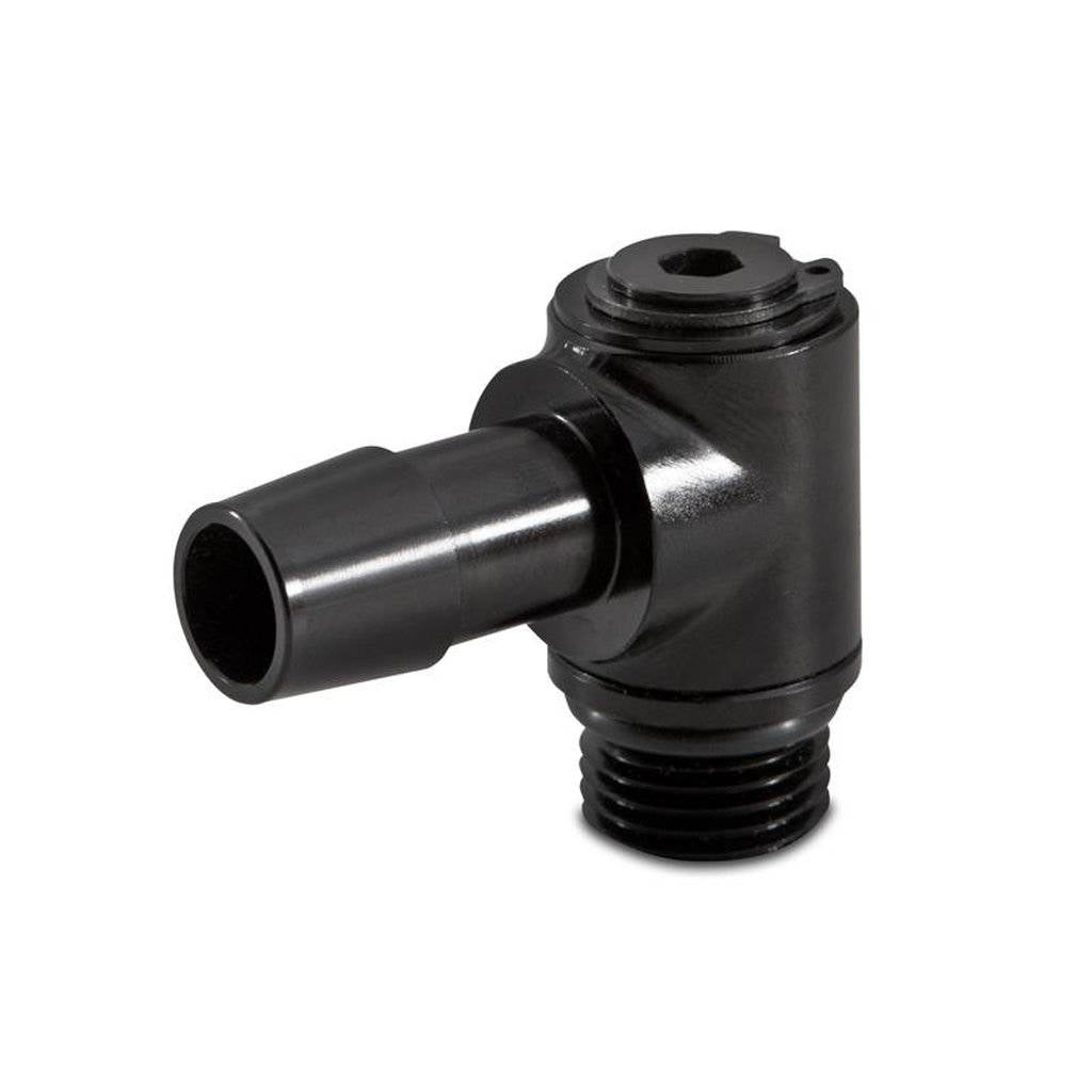 MISHIMOTO MMFT-M16-10SBK 90 Degree Banjo Swivel M16x1.5 1/2" Barbed Fitting Photo-2