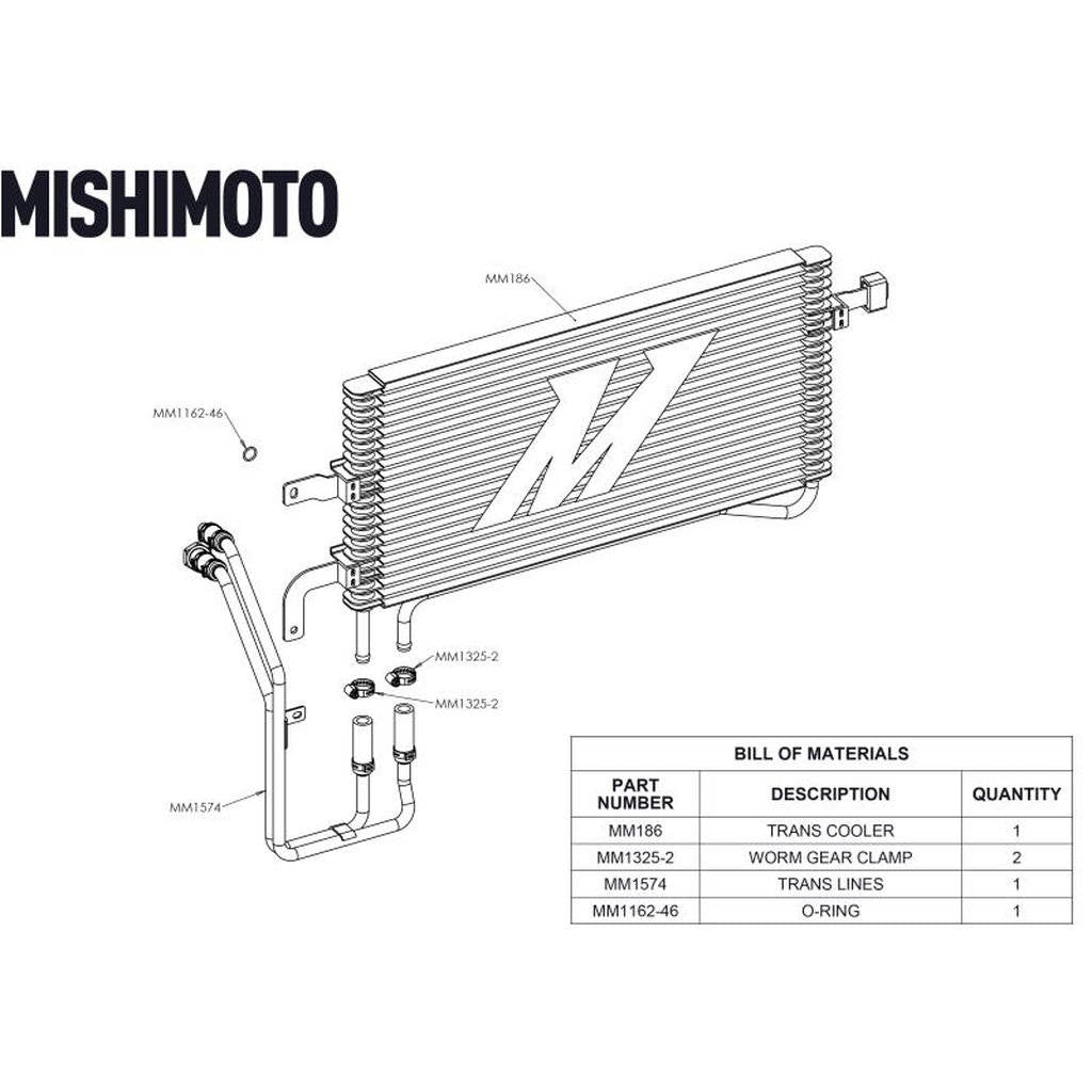 MISHIMOTO MMTC-MUS-15SL FORD Mustang GT/V6/EcoBoost Transmission Cooler (Auto), 2015+ Photo-9