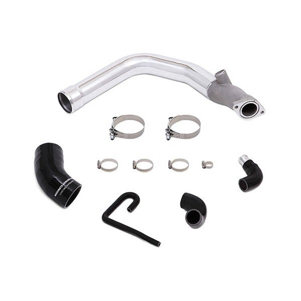 MISHIMOTO MMTMIC-WRX-15PSL SUBARU WRX Performance Top Mount Intercooler and Charge-Pipe Kit, 2015+ Red Pipe Silver Intercoole Photo-3