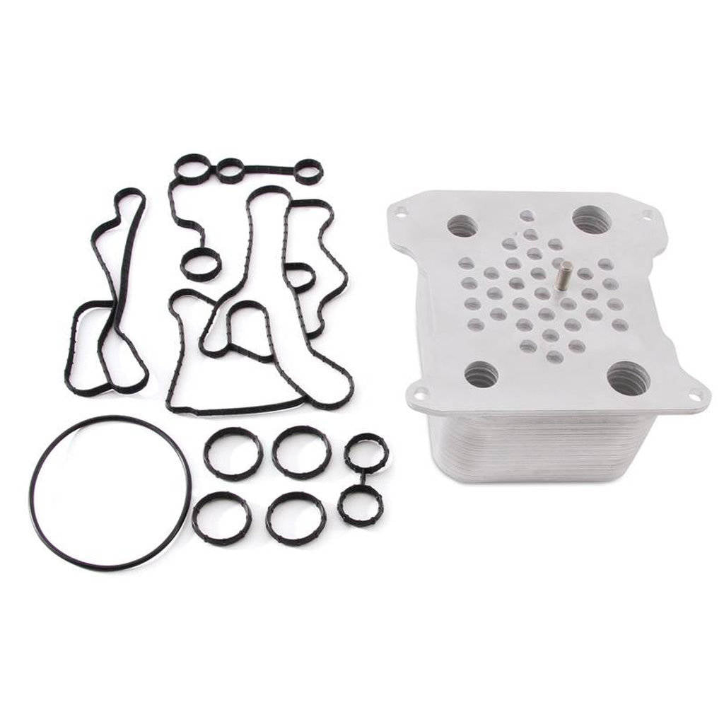 MISHIMOTO MMOC-F2D-08 FORD 6.4L Powerstroke Replacement Oil Cooler, 20098--2010 Photo-0
