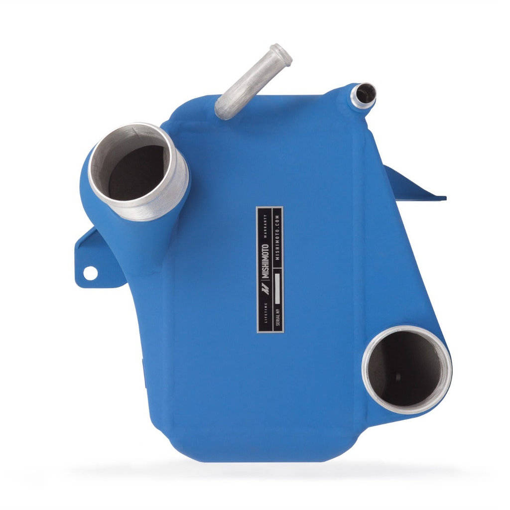 MISHIMOTO MMINT-F2D-11BL FORD 6.7L Powerstroke Air-to-Water Intercooler, 2011-2016, Micro-Wrinkle Blue Photo-2