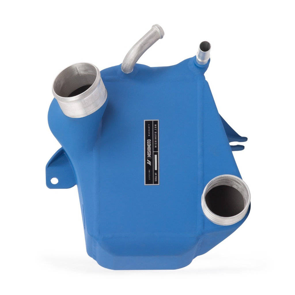 MISHIMOTO MMINT-F2D-11BL FORD 6.7L Powerstroke Air-to-Water Intercooler, 2011-2016, Micro-Wrinkle Blue Photo-3