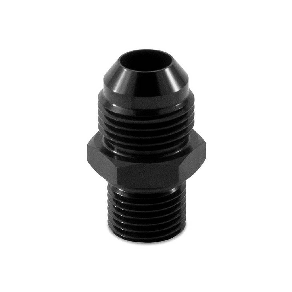 MISHIMOTO MMFT-M16-8BK M16x1.5 to -8AN Aluminum Fitting, Black Photo-0