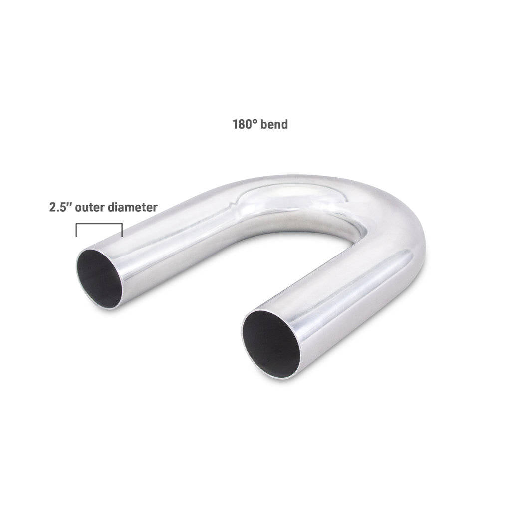 MISHIMOTO MMICP-AL-251 UNIVERSAL 2.5" 180 UNIVERSAL Aluminum Intercooler Piping Photo-1