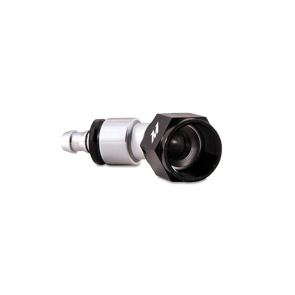 MISHIMOTO MMFT-10AN-45 Push-On Swivel End Hose Fitting, 45 Degrees -10AN Photo-1
