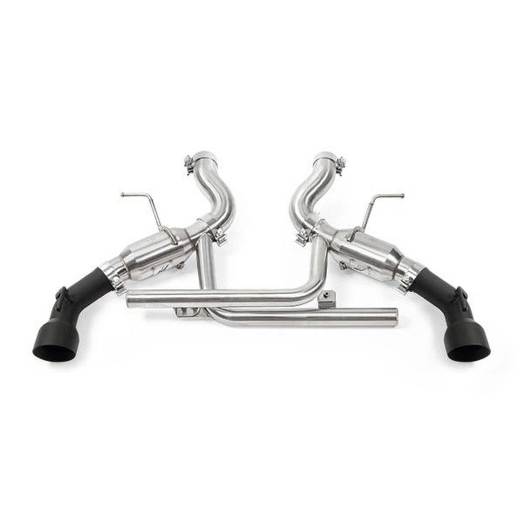 MISHIMOTO MMEXH-CAM8-16ADTPBK CHEVROLETCamaro SS Dual-Tip Pro Axle-Back Exhaust, 2016+ Black Tips Photo-1