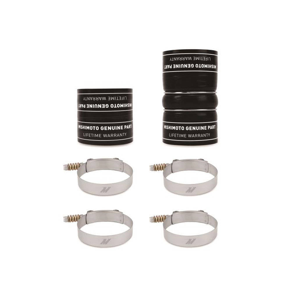 MISHIMOTO MMBK-F2D-03CBK FORD 6.0L Powerstroke Twin I-Beam Chassis Silicone Coolant Hose Kit, Black, 2005-2007 Photo-0