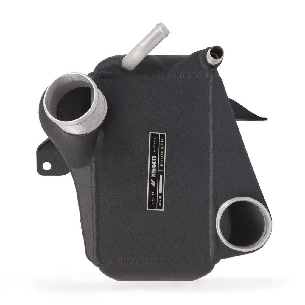 MISHIMOTO MMINT-F2D-11BK FORD 6.7L Powerstroke Air-to-Water Intercooler, 2011-2016, Micro-Wrinkle Black Photo-2