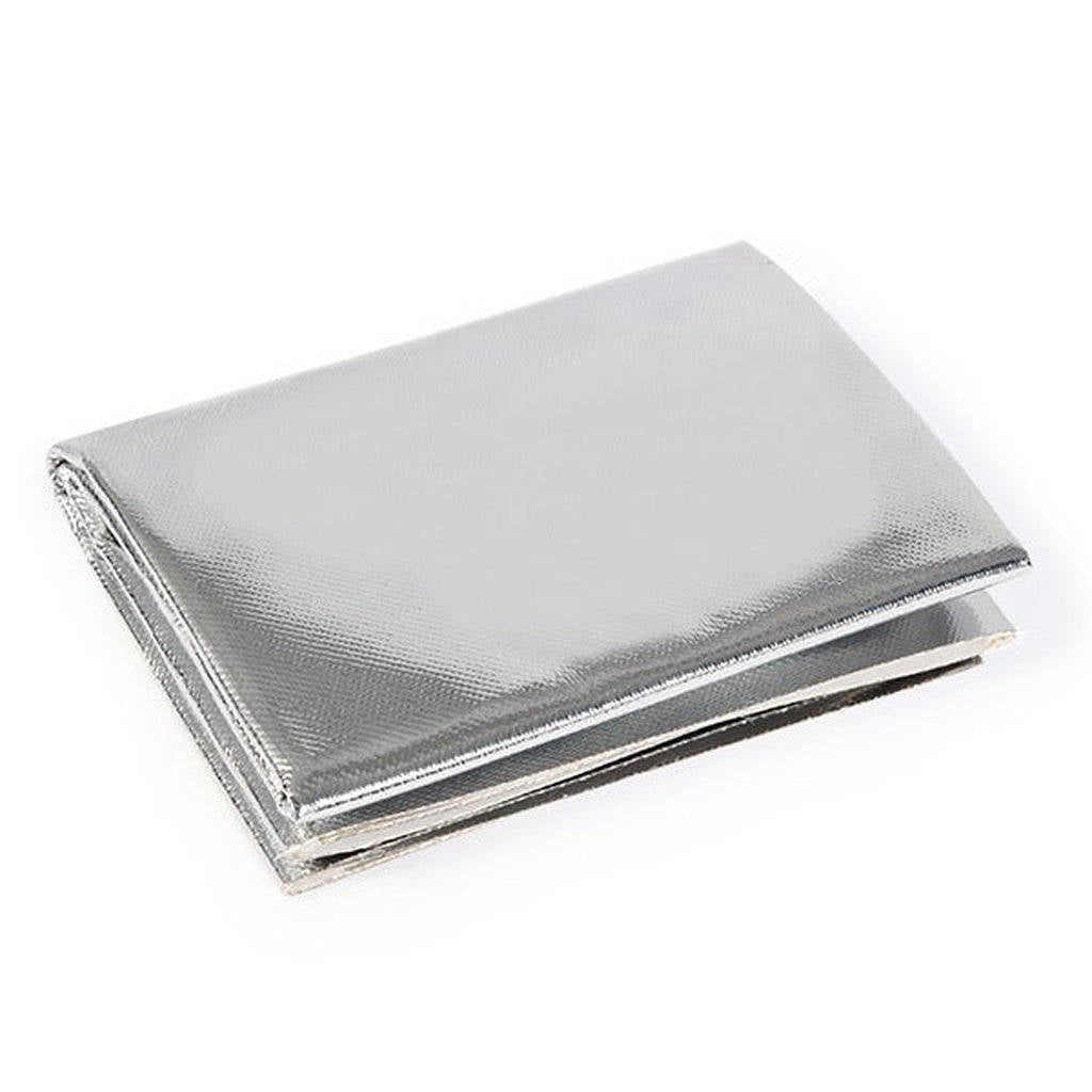 MISHIMOTO MMHP-ASHB-2424 Aluminum Silica Heat Barrier with Adhesive Backing, 24"x24" Photo-1