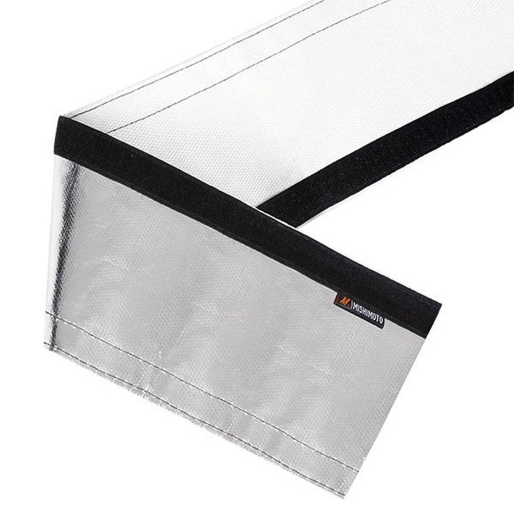 MISHIMOTO MMHP-HSS-136SL Heat Shielding Sleeve, Silver 1"x36" Photo-0
