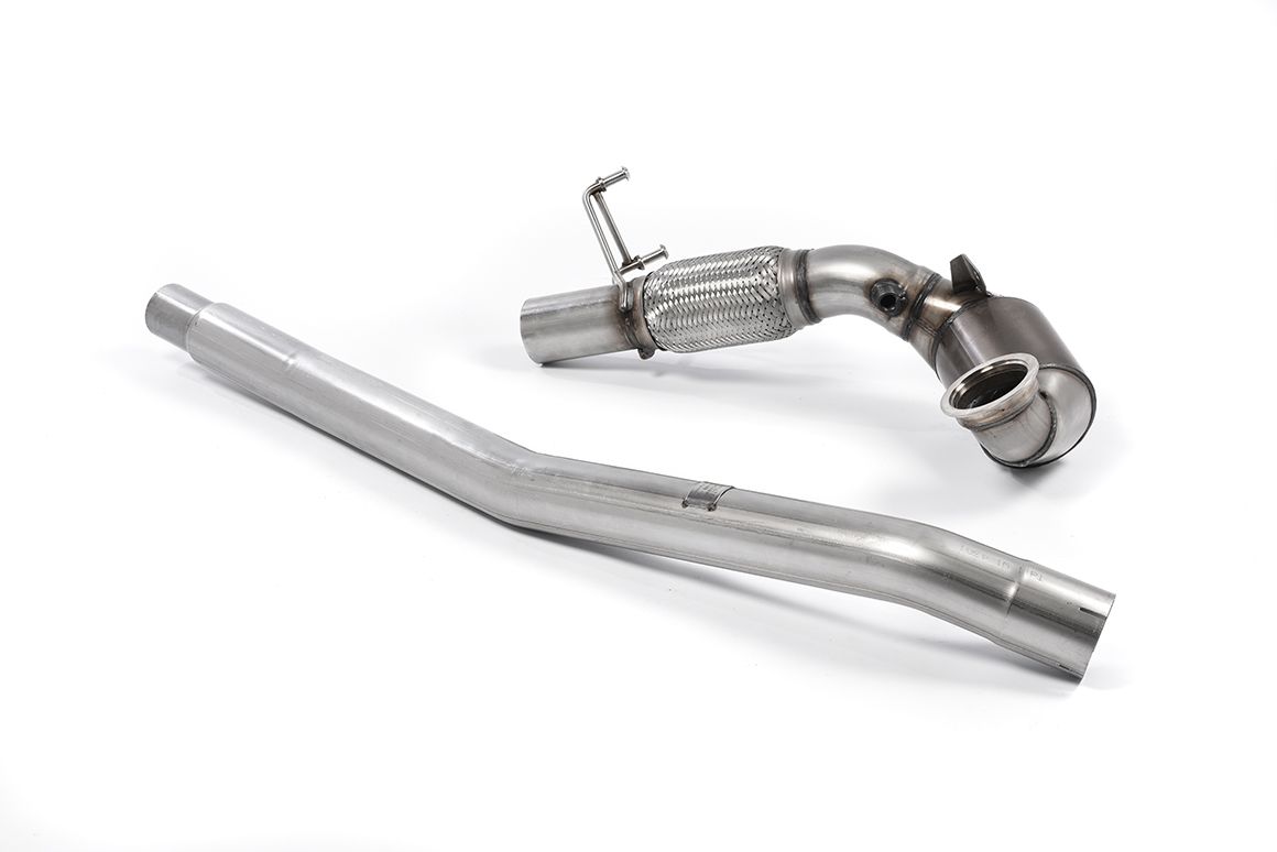 MILLTEK SSXAU584 Large-bore Downpipe and De-cat AUDI TT Mk3 TTS 2.0TFSI Quattro Photo-0