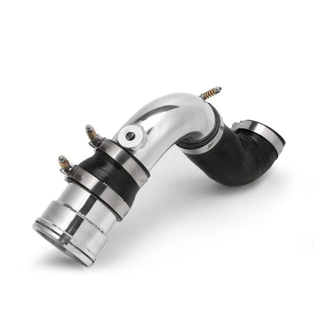 MISHIMOTO MMINT-F2D-17SL FORD 6.7L Powerstroke Air-to-Water Intercooler, 2017+, Micro-Wrinkle Silver Photo-4