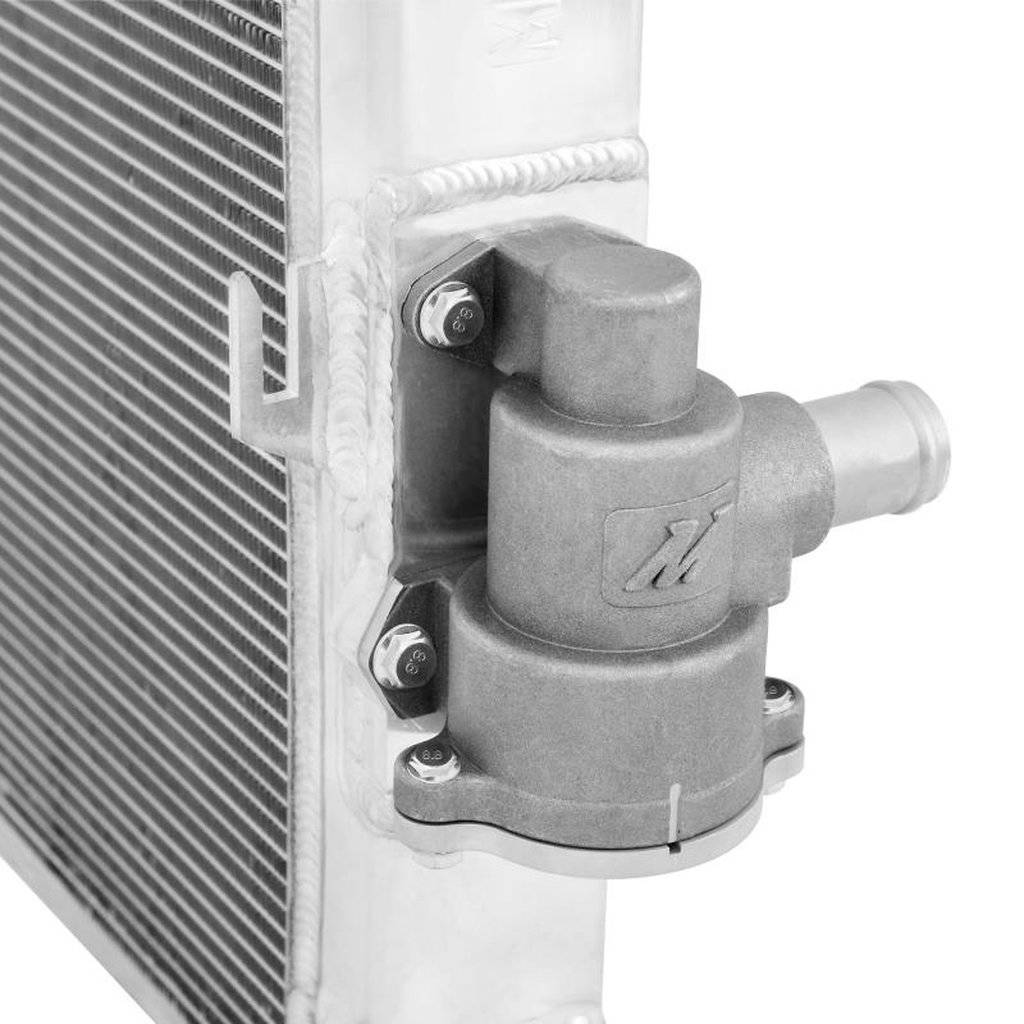 MISHIMOTO MMRAD-F2D-11S FORD 6.0L Powerstroke Aluminum Degas Bottle, 2003-2007 Black Photo-2