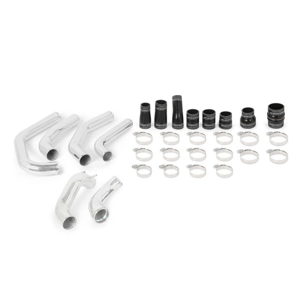 MISHIMOTO MMINT-F27T-15KPBK FORD F-150 2.7L EcoBoost Intercooler Kit, 2015-2017, Black Cooler, Polished Pipes Photo-6