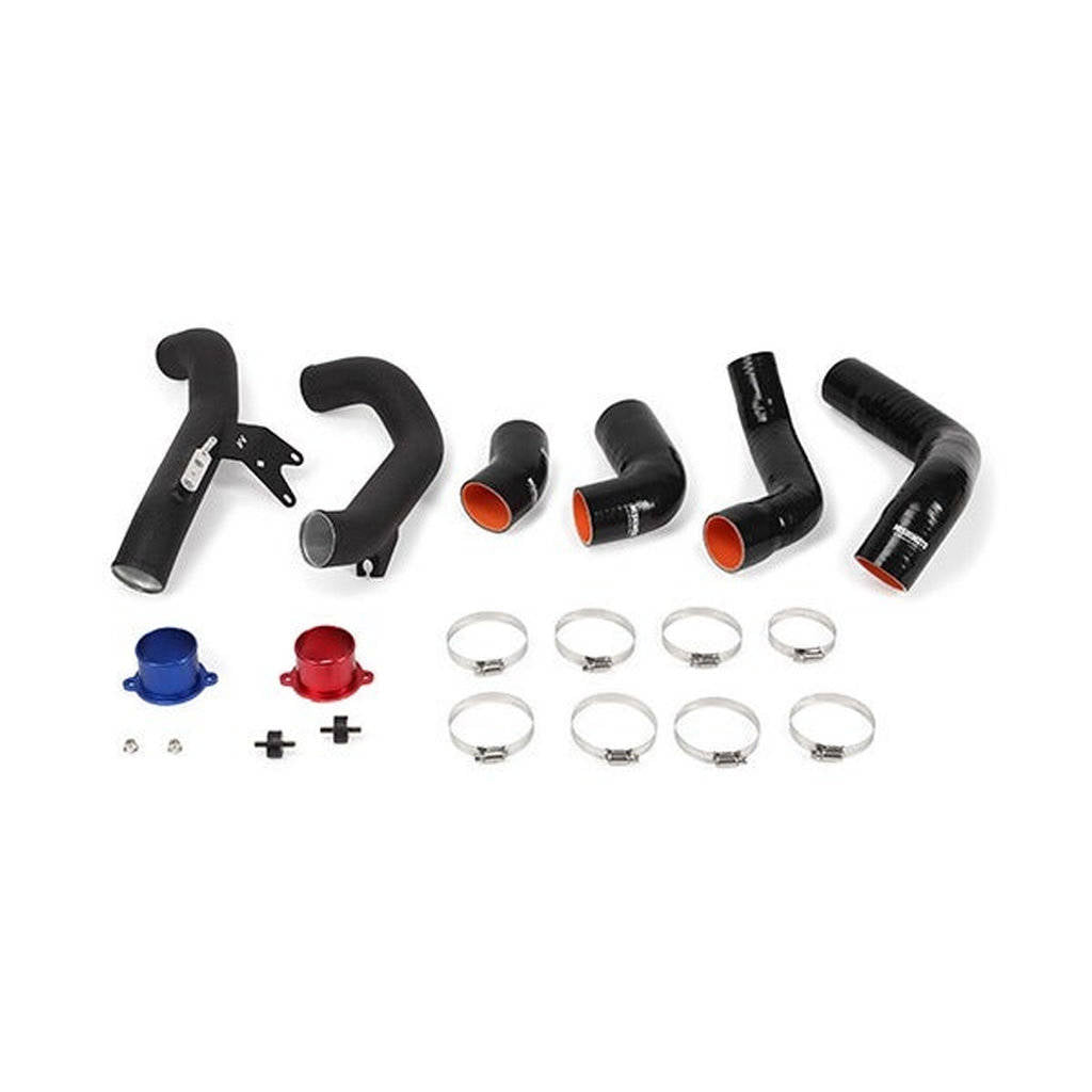 MISHIMOTO MMINT-CIV-16KBKWBK HONDA Civic 1.5T/Si Performance Intercooler Kit 2016+ Black Intercooler, Black Pipes Photo-1
