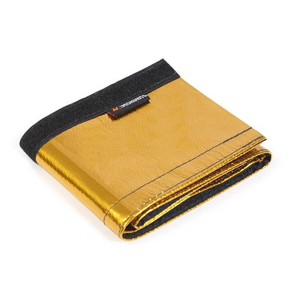 MISHIMOTO MMHP-HSS-1236GD Heat Shielding Sleeve, Gold 1/2"x36" Photo-2