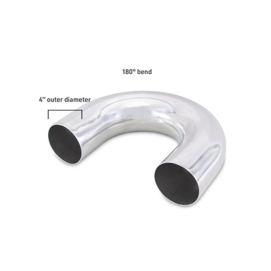 MISHIMOTO MMICP-AL-41 UNIVERSAL 4" 180 UNIVERSAL Aluminum Intercooler Piping Photo-1