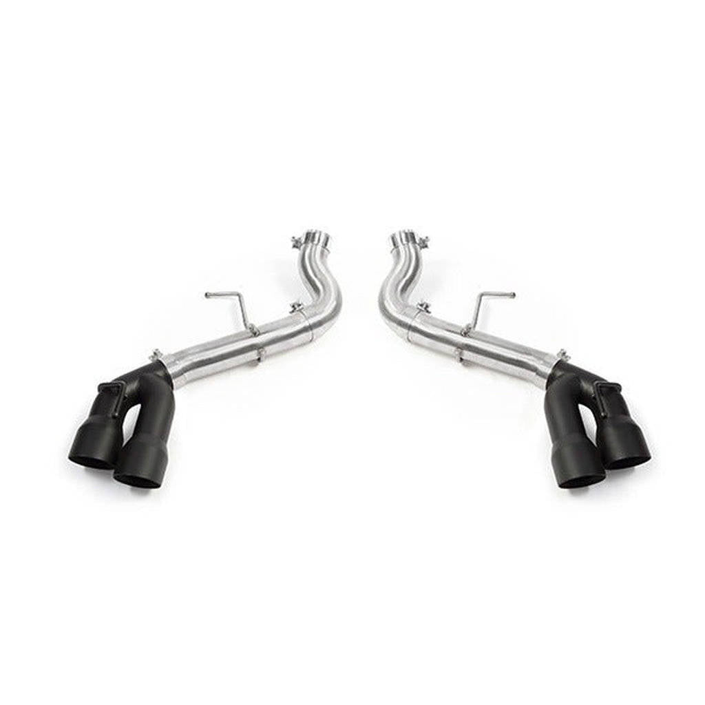 MISHIMOTO MMEXH-CAM8-16AQTRBK CHEVROLETCamaro SS Quad-Tip Race Axle-Back Exhaust PreSale, 2016+ Black Tips Photo-1