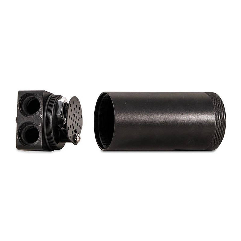 MISHIMOTO MMBCC-JLH-18CBE JEEP Wrangler JL 2.0L Baffled Oil Catch Can, 2018+ Photo-3