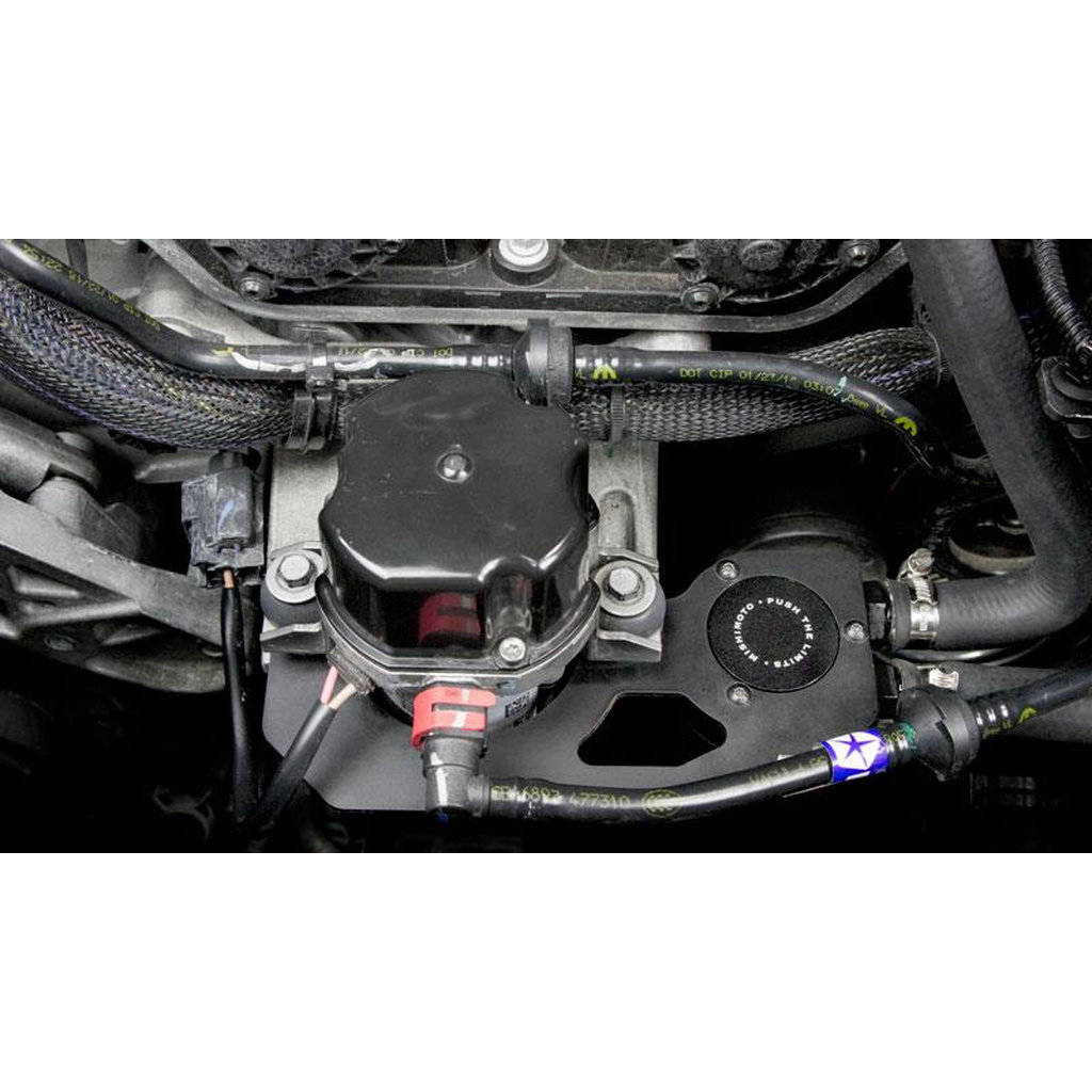 MISHIMOTO MMBCC-JLH-18CBE JEEP Wrangler JL 2.0L Baffled Oil Catch Can, 2018+ Photo-4