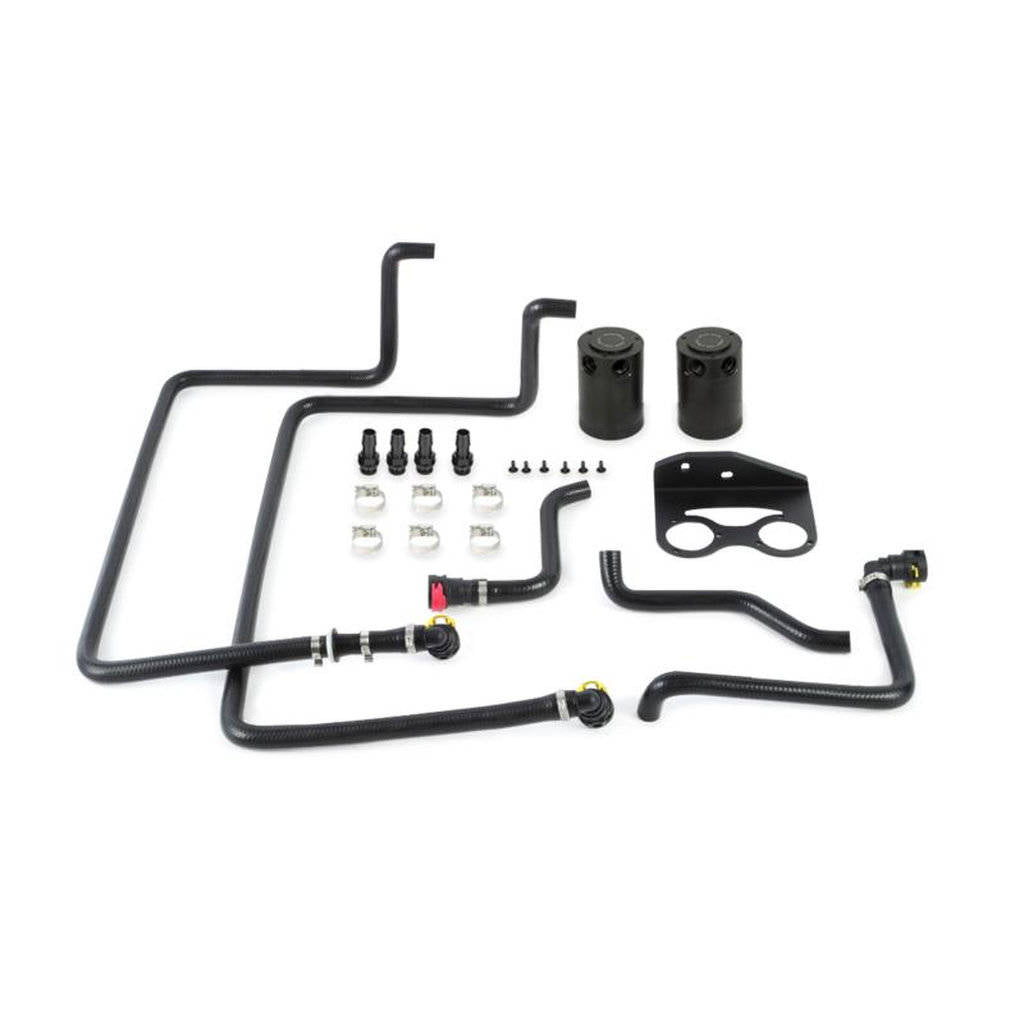 MISHIMOTO MMBCC-F27T-15SBE FORD F-150 2.7L EcoBoost Baffled Catch Can Kit, 2015-2017 Photo-0