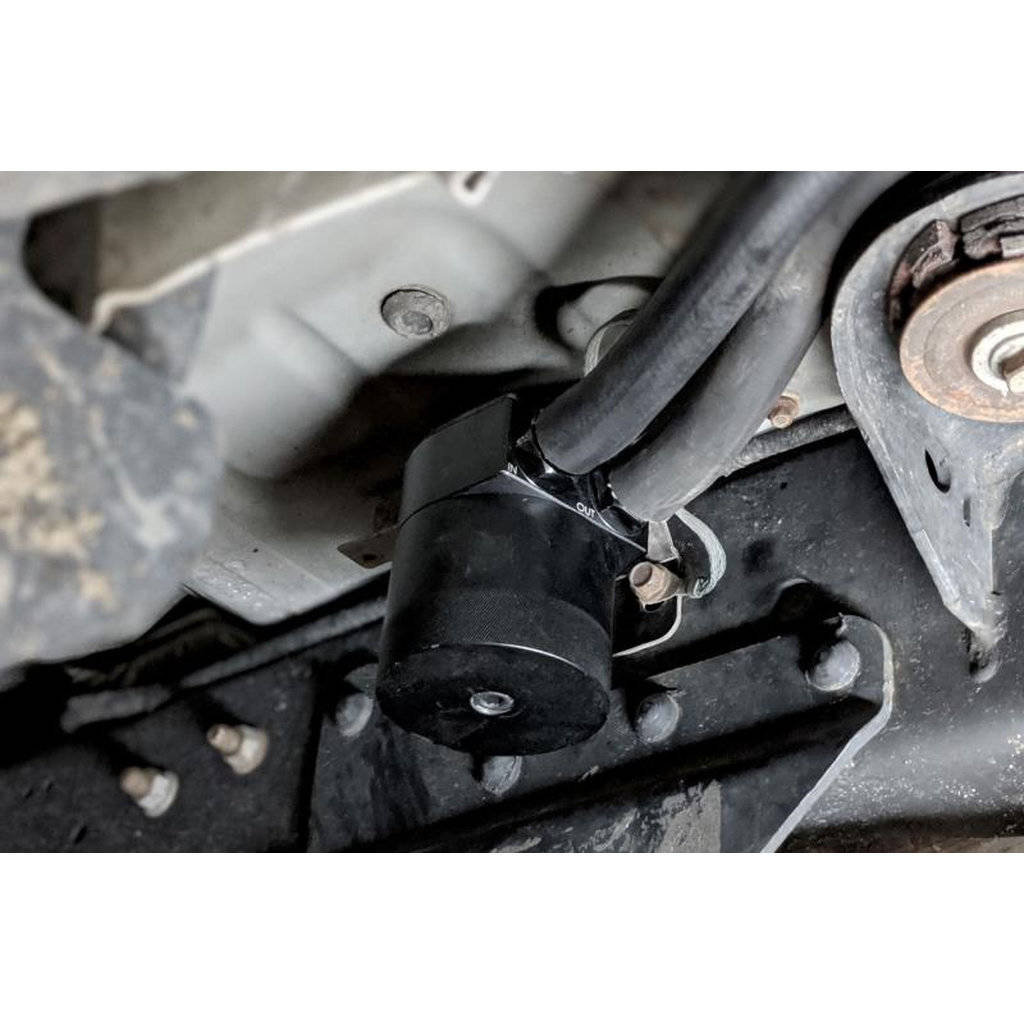 MISHIMOTO MMBCC-F2D-08BE FORD 6.4L Powerstroke Baffled Oil Catch Can Kit, 2008?2010 Photo-4