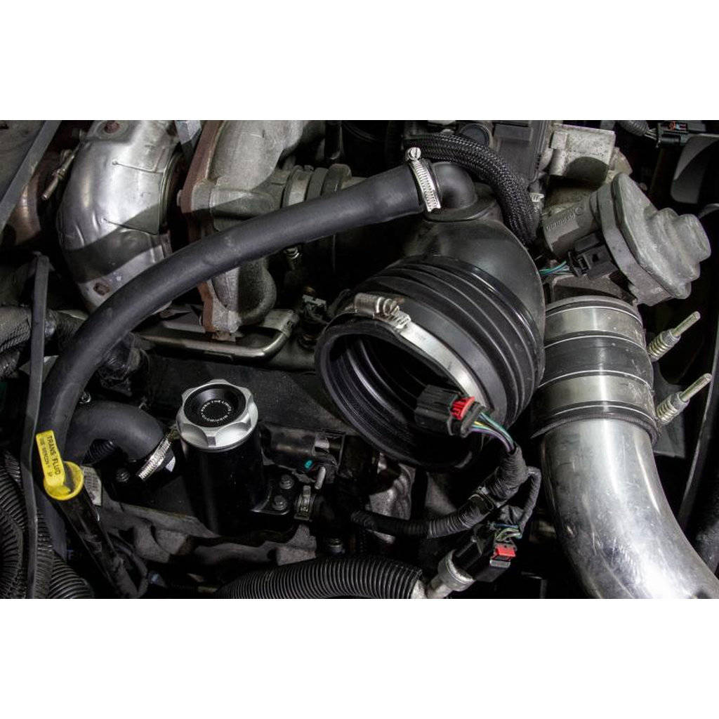 MISHIMOTO MMBCC-F2D-08BE FORD 6.4L Powerstroke Baffled Oil Catch Can Kit, 2008?2010 Photo-5