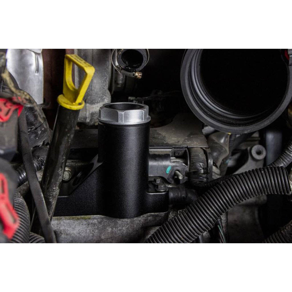 MISHIMOTO MMBCC-F2D-08BE FORD 6.4L Powerstroke Baffled Oil Catch Can Kit, 2008?2010 Photo-6
