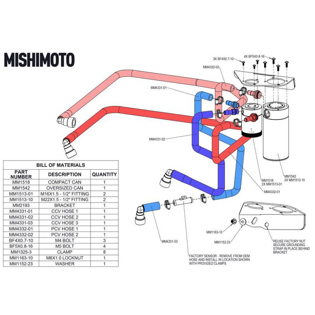 MISHIMOTO MMBCC-F35T-15SBE FORD F-150 3.5L EcoBoost Baffled Oil Catch Can, 2015-2016, Pre-Sale Photo-1